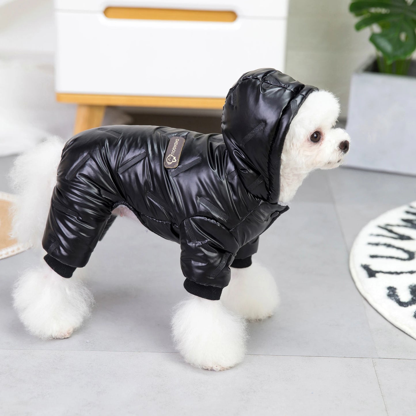 Ropa para perros, ropa cálida de invierno para perros pequeños, abrigo para cachorros, ropa gruesa, chaqueta impermeable para perros, ropa de algodón para mascotas