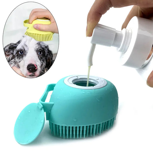 Baño cachorro perro grande gato guantes de masaje para baño cepillo suave seguridad silicona accesorios para Mascotas para perros gatos herramientas Mascotas productos