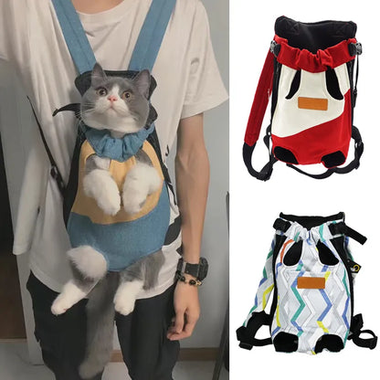 Bolsas de transporte para gatos al aire libre, productos para viajes de mascotas, Sphynx Kedi Katten, mochila de transporte para mascotas, mochila para gato