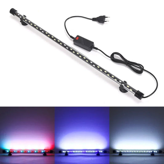 Aquarium Light LED Plant Grow Lamp Waterproof Fish Tank Light 18-58CM Underwater Aquariums Decor Lighting 90-260V 5730chip