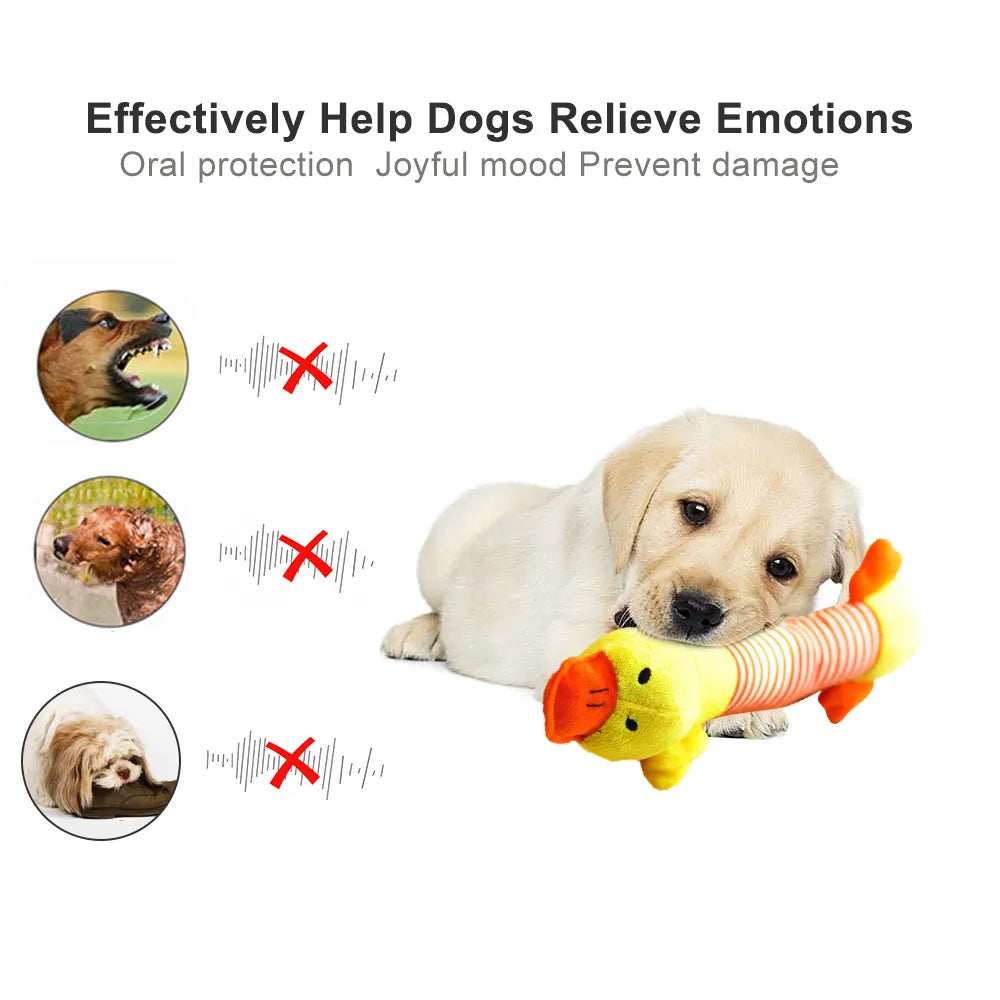 Pet Dog Toy Squeak Plush Toy For Dogs Supplies Fit for All Puppy Pet Sound Toy Funny Durable Chew Molar  Cute Toy Pets Supplies