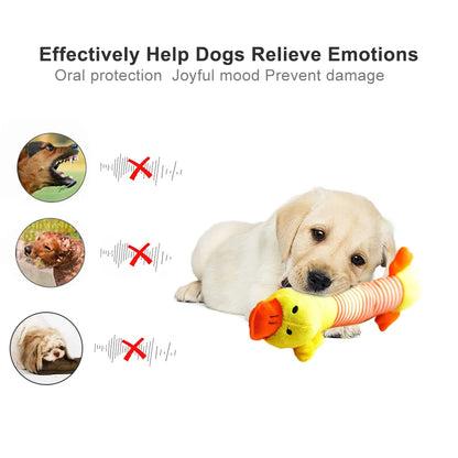 Pet Dog Toy Squeak Plush Toy For Dogs Supplies Fit for All Puppy Pet Sound Toy Funny Durable Chew Molar  Cute Toy Pets Supplies