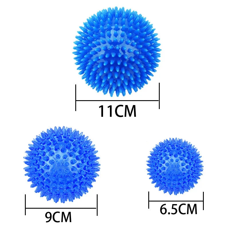 Small Dog Pets Chewing Toy Molar Cleaning Tooth TPR Bite-Resistant Hedgehog Ball Puppy Interactive Play Puzzle Toys Pet Supplies