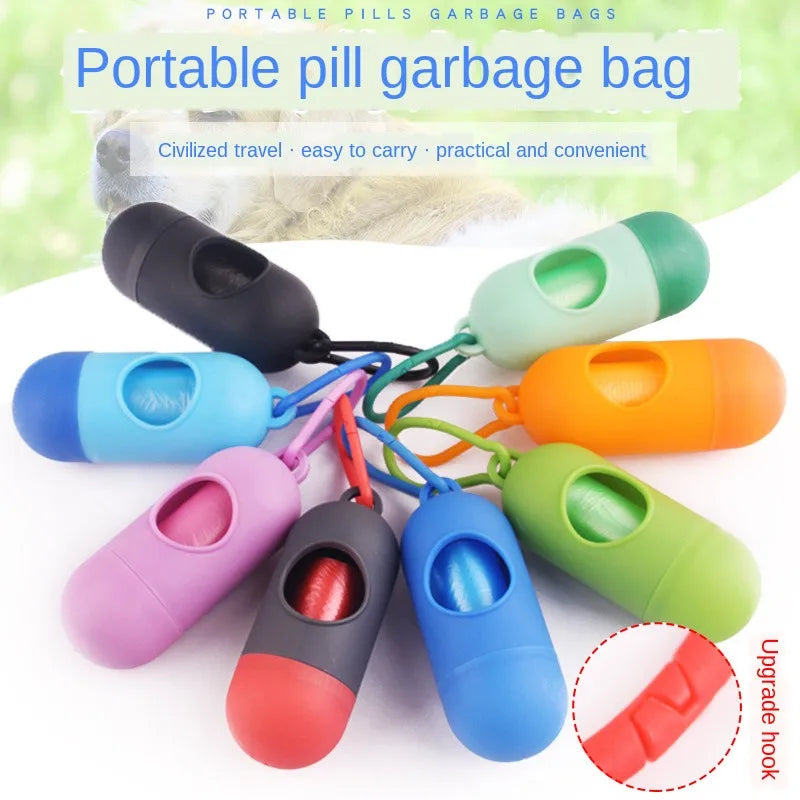 Pet Dog Garbage Bags Set Safe Non-toxic Mascotas Waste Poop Bag Dog Products Dispensador Bolsas Perro Pets Clean Accessories Toy